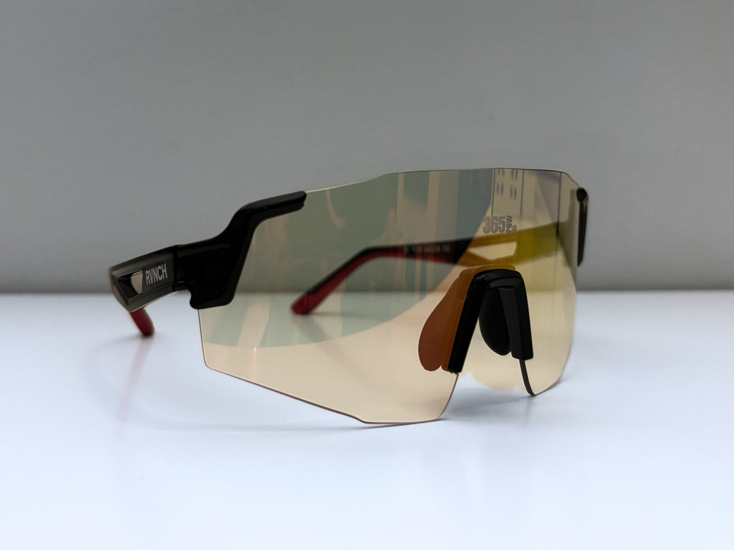 365pow-RVNCH Photochromic sunglasses / Black&Red